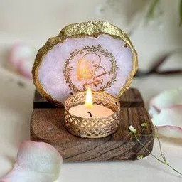 homearte india Guru Jee Agate Stone Tea Light Holder-picture-37