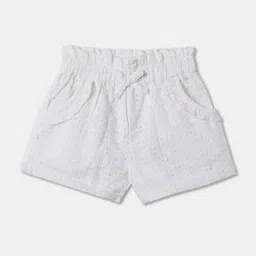 r&b Girls Embroidered Regular Fit Shorts-picture-14