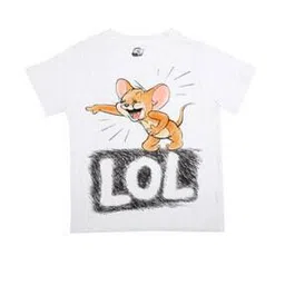 tom & jerry Graphic Print Round-Neck T-shirt-picture-30