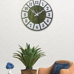 olive tree Round-Shaped Analogue Wall Clock-picture-42