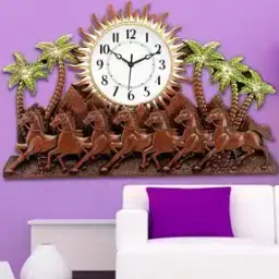 attractionz Horses Analogue wall Clock-picture-50