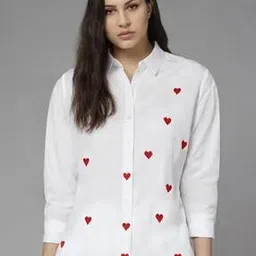 maykr Women Regular Fit Cotton Shirt-picture-46