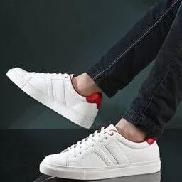 styli Men Low Top Casual Sneakers With Contrast Detail-picture-13