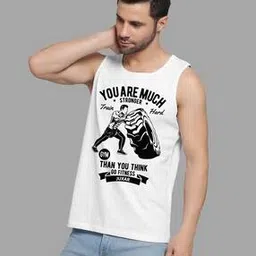 juxar Men Typographic Print Round-Neck Vest-picture-41