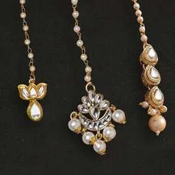 fabula Pack of 3 Women Stone-Studded Mang Tikkas-picture-38