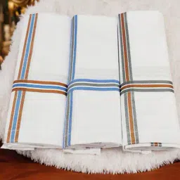 styfun Men Cotton StripesHandkerchiefs image 1