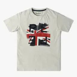 pepe jeans Boys Graphic Print Regular Fit Crew-Neck T-Shirt-picture-40