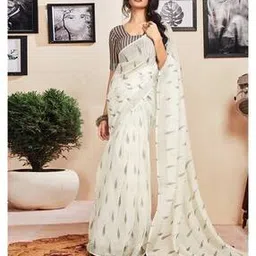 satrani Women Pre-Stitched Saree with Zari Woven Border-picture-42