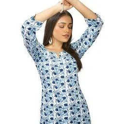 mialo fashion x ag Women Floral Print Straight Kurti-picture-14