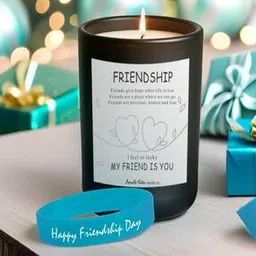 aromaticfables Exquisite Friendship Day Candle & Friendship Band Set-picture-44