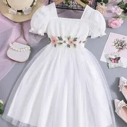 avsar trendz Girls Fit & Flare Dress with Belt-picture-12