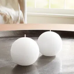 aromaticfables Set of 2 Jasmine Scented Ball Candles-picture-10