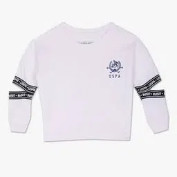 u.s. polo assn. Round-Neck Sweatshirt with Brand Taping-picture-31