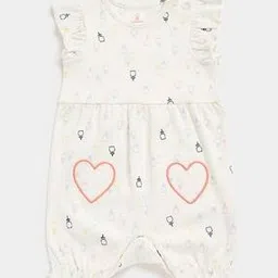 mothercare Printed Romper with Embroidery-picture-34