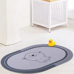 savya home Printed Anti-Skid Bath Mat image 1