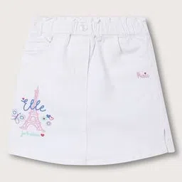 elle kids A-Line Skirt with Embossed Print-picture-16