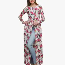 cation Floral Print Round-Neck Tunic-picture-23