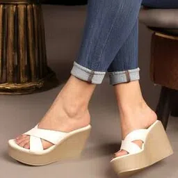 carlton london Women Wedges With Synthetic Upper-picture-52