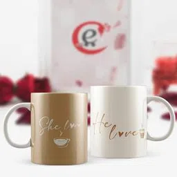 ecraftindia 2-Pcs Printed Ceramic Coffee Mug-picture-14