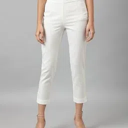 Women Slim Fit Pleat-Front Pants-picture-49