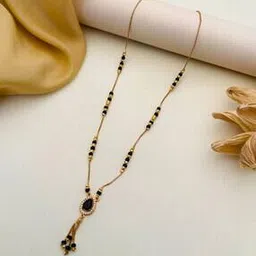 abdesigns Women Gold-Plated American Diamond-Studded Mangalsutra-picture-39