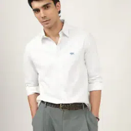 andamen Men Slim Fit Shirt with Button-Down Collar-picture-10