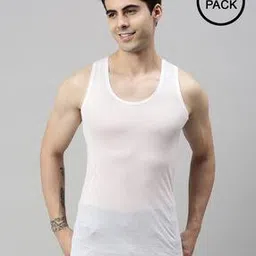 lux cozi Pack of 2 Scoop-Neck Sleeveless Vests-picture-42