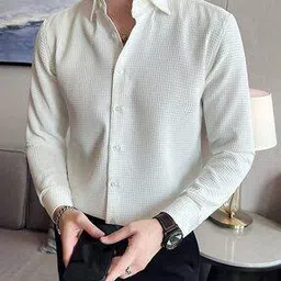hivora Men Ribbed Regular Fit Shirt-picture-12