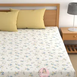 chhavi india Bed Sheet With Pillow Cover           image 1