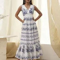 biba Women Printed A-Line Dress-picture-12