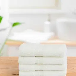 layers Set of 4 Cotton Face Towels 11" x 11"-picture-38