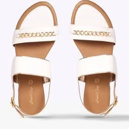 haute & spicy Sling-Back Sandals with Chain Accent-picture-38