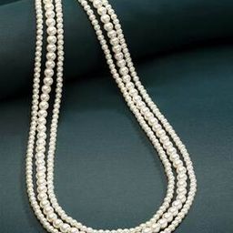 panash Women Pearl Layered Long Necklace-picture-44