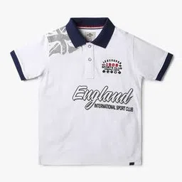lee cooper Boys Printed Regular Fit Polo T-Shirt-picture-51