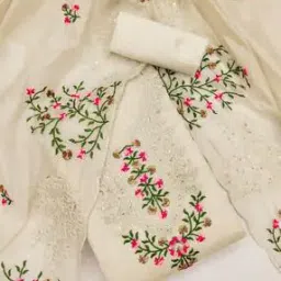 leeli peeri designer Women Embroidered 3-Piece Unstitched Dress Material-picture-12