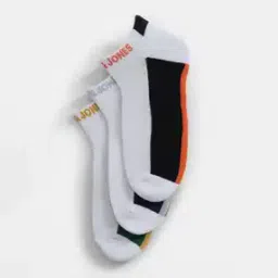 jack & jones Men Pack of 3 Colourblock Ankle-Length Socks-picture-28