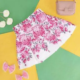 pantaloons junior Women Floral Print A-Line Skirt-picture-20