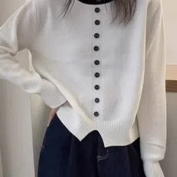 divawalk Women Heathered Crew-Neck Pullover-picture-28