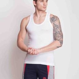 dollar bigboss Pack of 5 Men Solid Egyptian Cotton Vest-picture-42