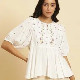 Women Embroidered Regular Fit Top-picture-26