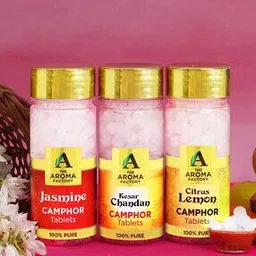 the aroma factory Set of 3 Pure Camphor Tablet Bottles-picture-29