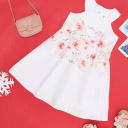 pantaloons junior Girls A-Line Floral Dress-picture-37