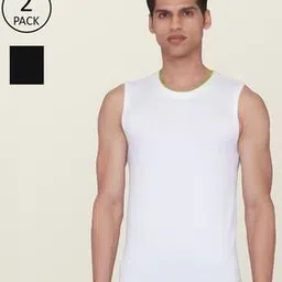 xyxx Pack of 2 Sleeveless Vests-picture-33