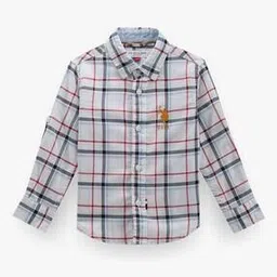 us polo assn. Boys Checked Regular Fit Shirt-picture-39
