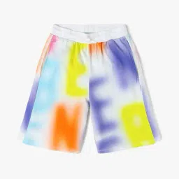 united colors of benetton Boys Typographic Print Regular Fit Shorts image 1