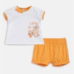 chicco Graphic Print Round-Neck Shorts Set-picture-17