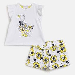 chicco Floral Print Round-Neck Shorts Set-picture-35