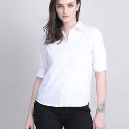 blue ronin Women Regular Fit Shirt with Spread Collar-picture-41
