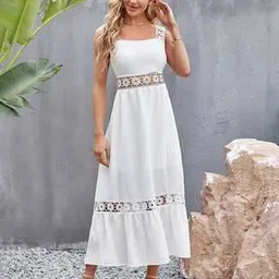hemang fashion Women Sleeveless A-Line Midi Dress          -picture-15