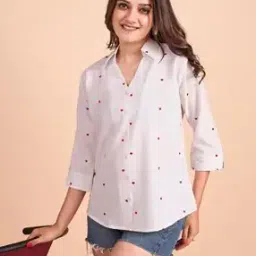 paralians Women Embellished Regular Fit Shirt-picture-52